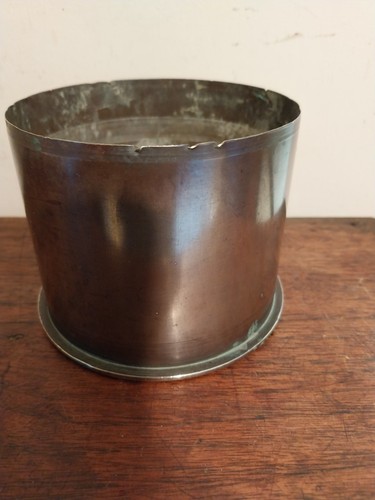 Ww1 brass trench art - trench,
