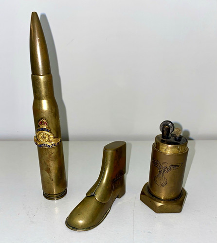 Vintage ww1 ww2 brass trench - ww2,