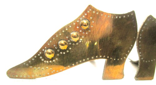 Ww1 trench art brass ladies - trench,