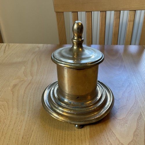 Trench art very heavy brass - art,
