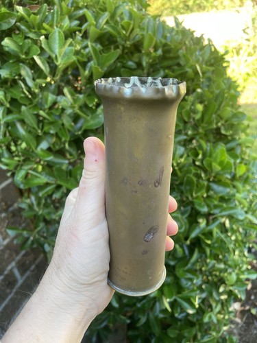 Simple brass artillery shell - simple,
