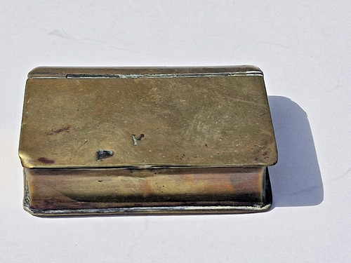 Vintage trench art vesta - trench, /