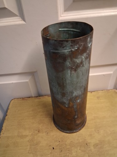 2008 brass 105mm trench art - brass,