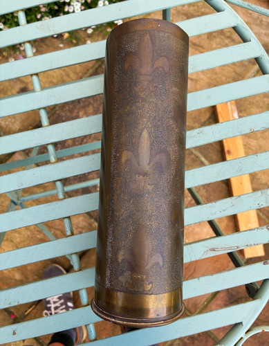 Wwi trench art brass shell - trench,