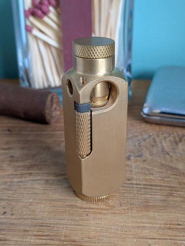 Solid brass trench lighter - solid,