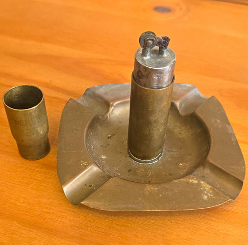 Brass ww2 trench art - ww2,