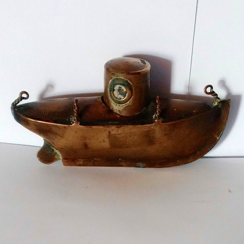 Ww1 trench art brass - art,
