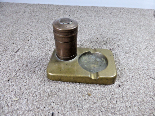 Trench art brass - art, cigarette