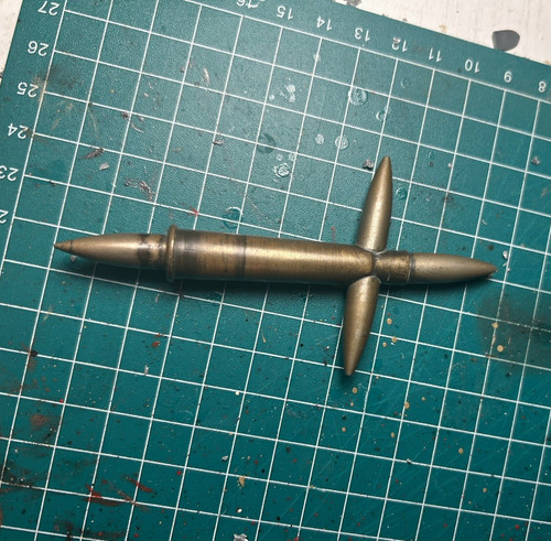 Wwi trench art brass - wwi,