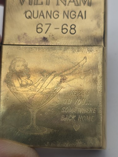 1967 zippo brass lighter - 1967-68,