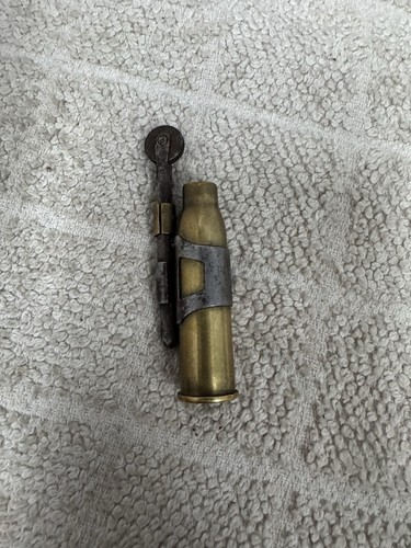 Antique ww1 brass trench art - trench,