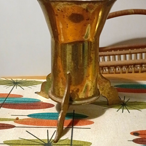 Vintage trench art vase - vintage,