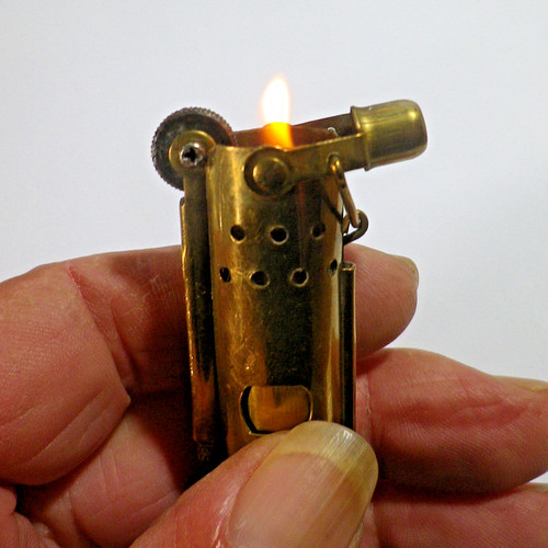 Brass windproof trench petrol - brass,