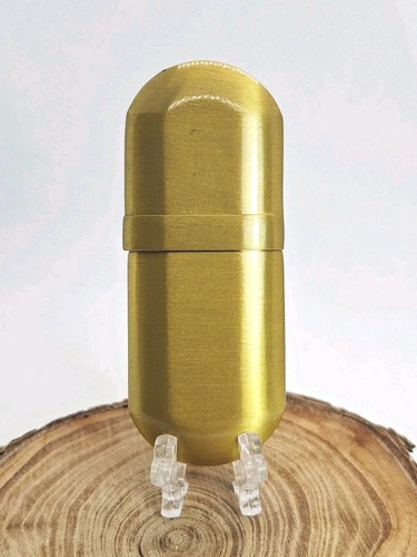 Stunning sleek brass trench - stunning,
