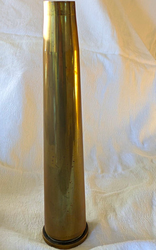 Wwii brass shell casing trench - casing,