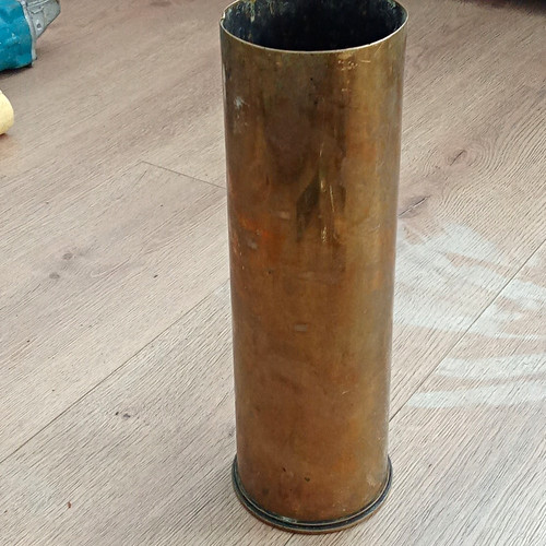 Wwi trench art brass shell - trench,