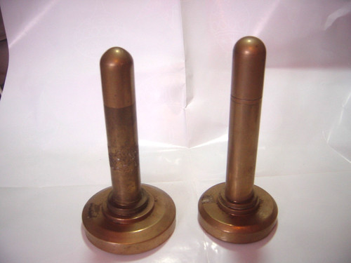 Two rare antique brass trench - antique,