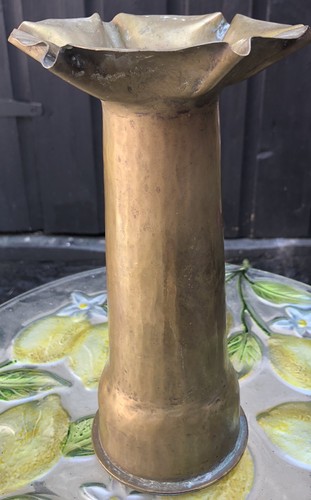 Antique ww1 brass - brass, shell